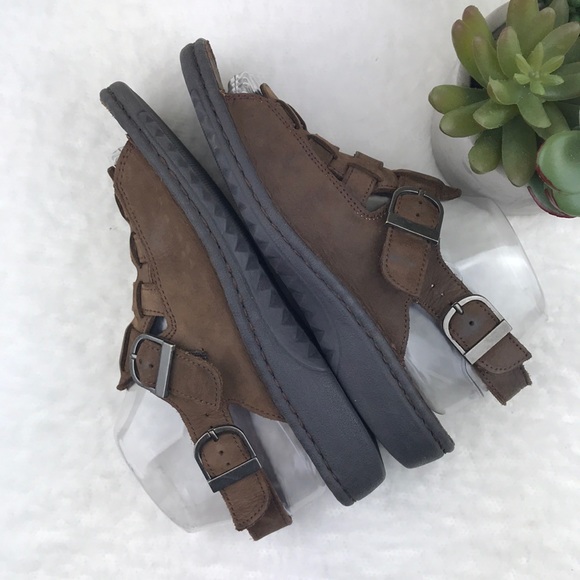 Marsh Landing Brown Leather Sandals 7M - Picture 5 of 8